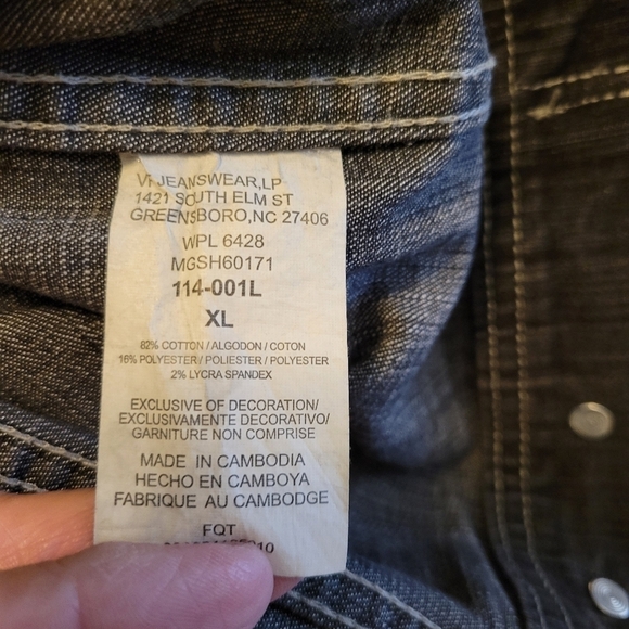 Riders Capper by Lee XL Denim Jacket - Picture 5 of 7